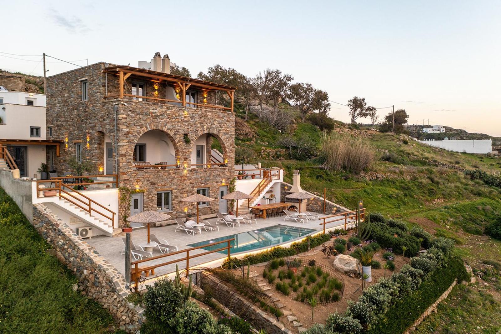 Villa Papa Glinado Naxos Exterior foto
